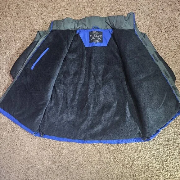 NWT Maxam Mountain Goose Down Jacket Mens M Fleece Insulated Winter Coat Y2K - Picture 3 of 9